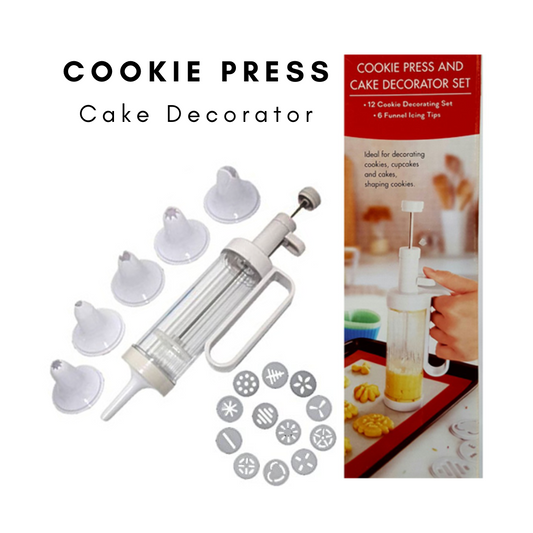 Cookies Press and Cake Decorator Set