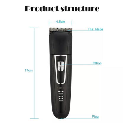 A KEMEI 3 in 1 Trimmer For Men | Hair Clipper | Trimmer For Men | Multipurpose Men's Grooming Kit