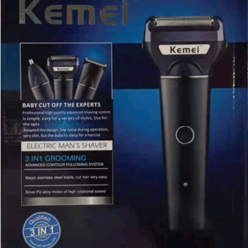 A KEMEI 3 in 1 Trimmer For Men | Hair Clipper | Trimmer For Men | Multipurpose Men's Grooming Kit