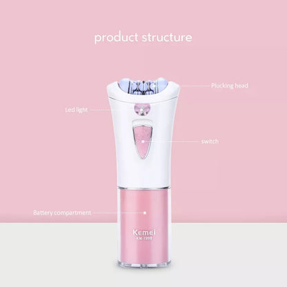 KEMEI Elecrtic Epilator | 25% OFF | Shaver | Depilatory Removal Female Body | FREE DELIVERY