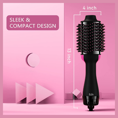 One Step Hot Air Brush Dryer & Styler  Hair Dryer Brush | Hair Dryer and Styler Volumizer | Hot Air Brush | Hair Straightener Brush for All Hair Types