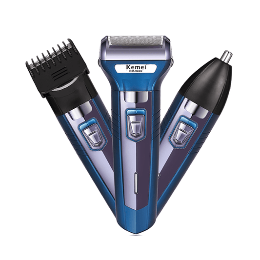 A KEMEI 3 in 1 Trimmer For Men | Dailing Electric Hair Clipper | Ear & Nose Trimmer | 100% Original