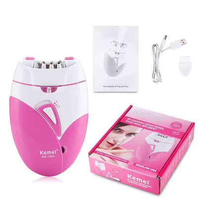 Epilator | KEMEI Painless Epilator for Women | Electric Shaver & Hair Removal Machine